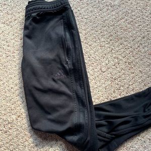 Women’s black adidas joggers